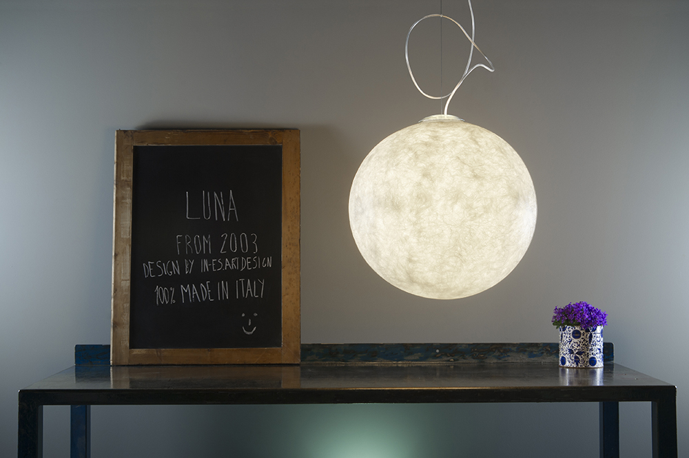 IN-ES.ARTDESIGN lampe à suspension LUNA