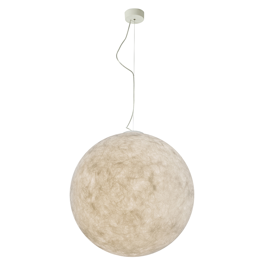IN-ES.ARTDESIGN lampe à suspension LUNA (Ø 70 cm - Laprene, acier et Nebulite)