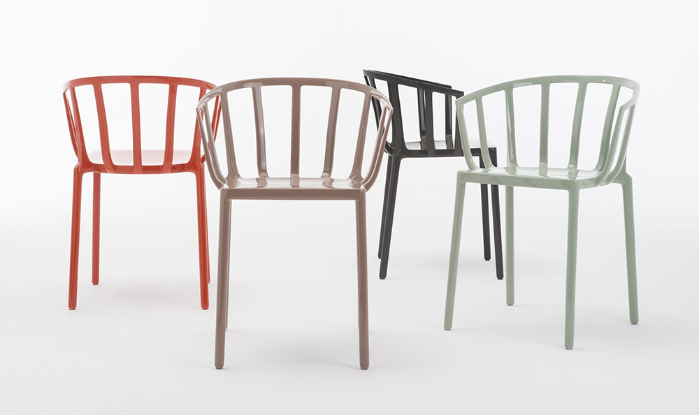 KARTELL set of 2 chairs with arms VENICE