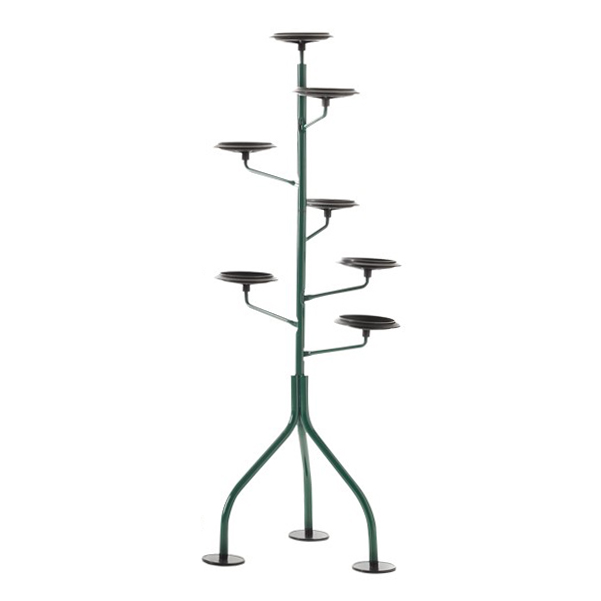 ZANOTTA pot de fleur ALBERO (Vert - Acier verni)