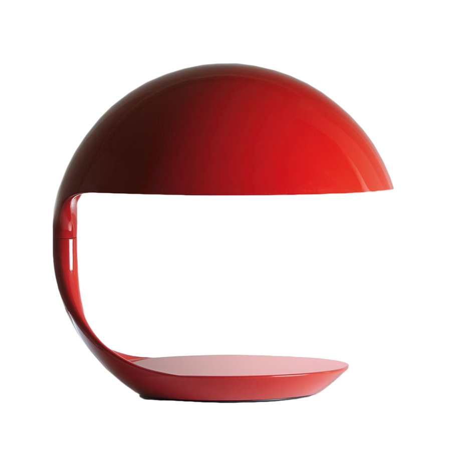 MARTINELLI LUCE lampe de table COBRA (Rouge - Résine)