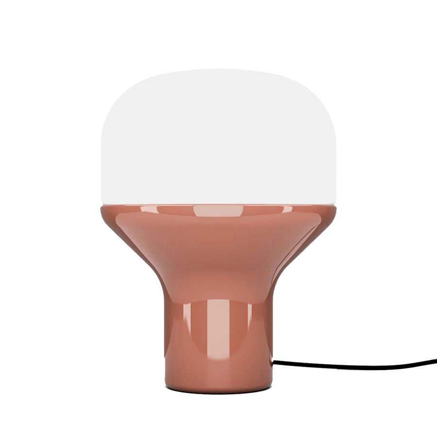 MARTINELLI LUCE lampe de table DELUX (Cuivre perlé - Verre soufflé et aluminium)