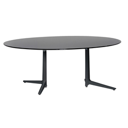 KARTELL table MULTIPLO XL with oval top