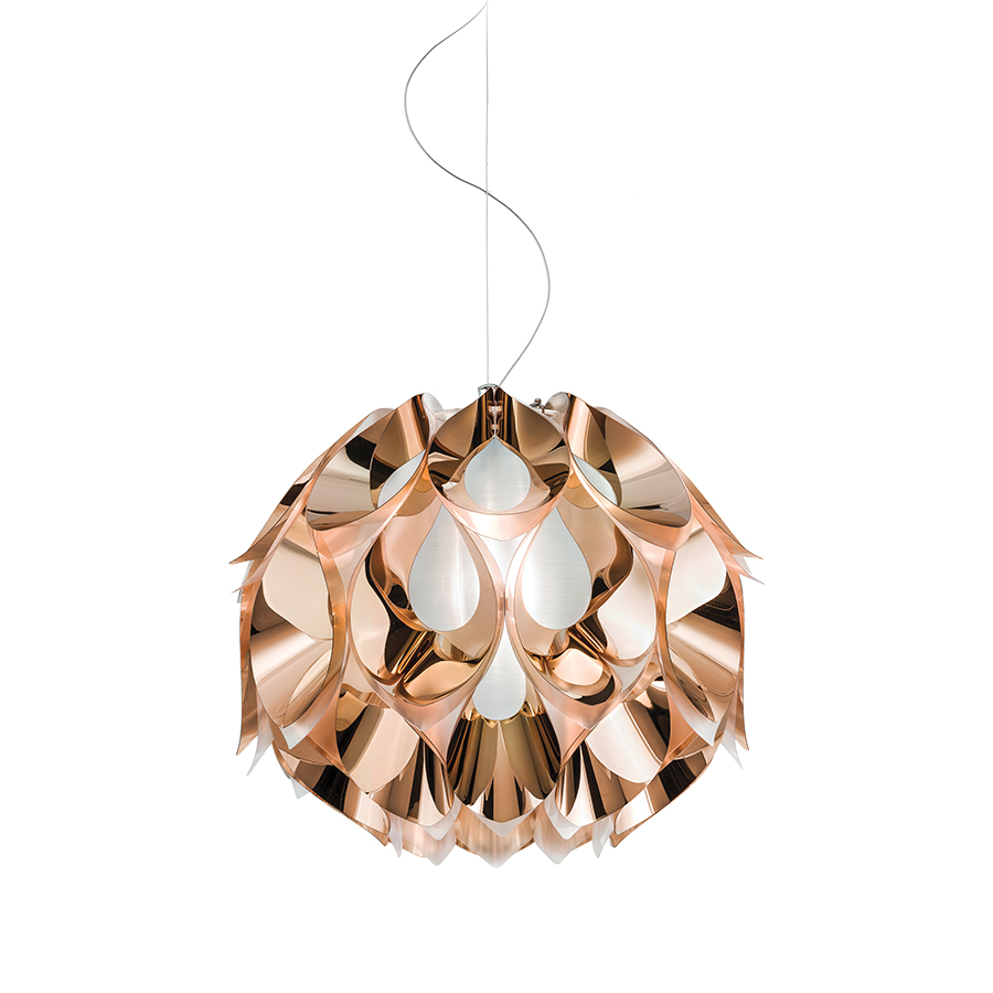 SLAMP lampe à suspension FLORA COPPER (Medium copper - Copperflex®)