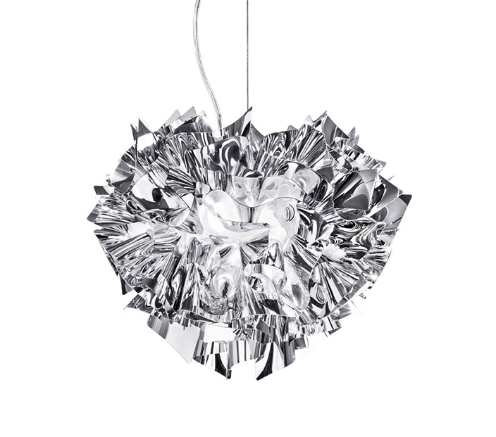 SLAMP lampe à suspension VELI SUSPENSION SILVER (Silver - Steelflex®)
