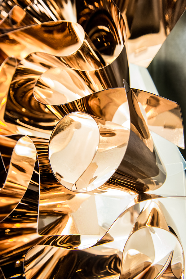 SLAMP pendant lamp VELI SUSPENSION LARGE COPPER