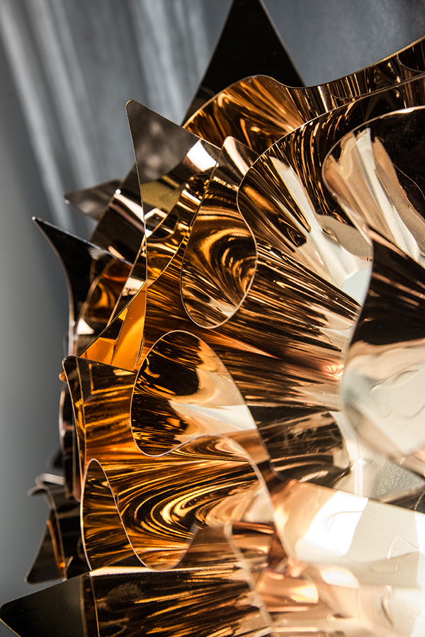 SLAMP pendant lamp VELI SUSPENSION LARGE COPPER