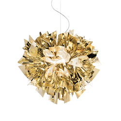 SLAMP pendant lamp VELI SUSPENSION LARGE GOLD