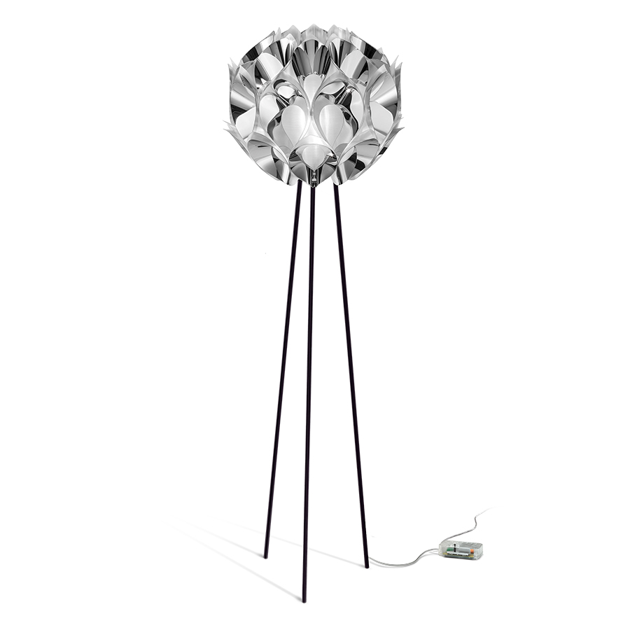 SLAMP lampadaire FLORA FLOOR (Silver - Steelflex®)
