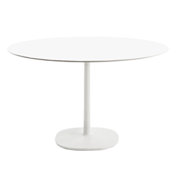 KARTELL table MULTIPLO with round top Ø 118 cms and large square base