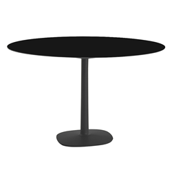 KARTELL table MULTIPLO with round top Ø 118 cms and large square base