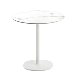 KARTELL table MULTIPLO with round top Ø 78 cms and small square base