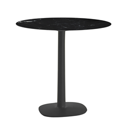 KARTELL table MULTIPLO with round top Ø 78 cms and small square base