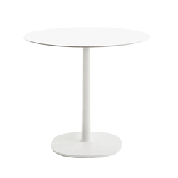 KARTELL table MULTIPLO with round top Ø 78 cms and small square base
