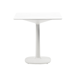 KARTELL table MULTIPLO with square top 78 cm and small square base