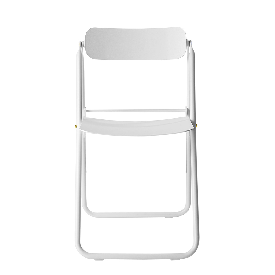 OPINION CIATTI set de 2 chaises pliantes pour l'extérieur CON.FORT (Blanc - Aluminium et acier)