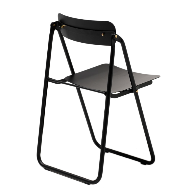 OPINION CIATTI set de 2 chaises pliantes pour l'extérieur CON.FORT (Noir - Aluminium et acier)