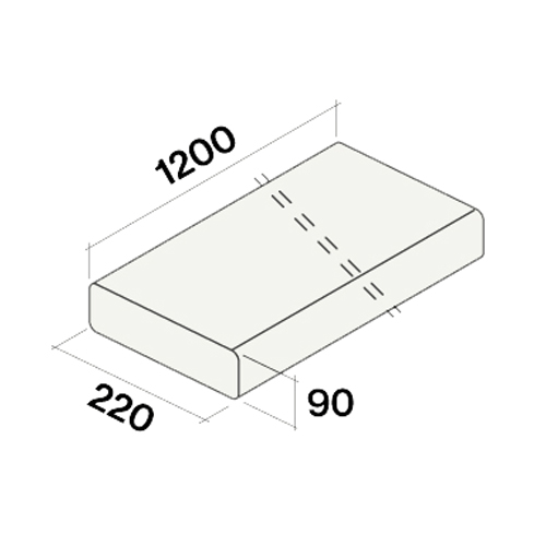 FALMEC gaine plate rigide KACL.352 ref. 115980
