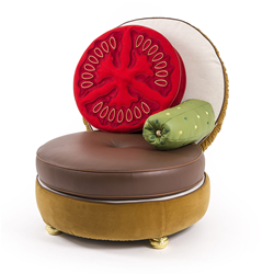 SELETTI fauteuil rembourré BURGER CHAIR