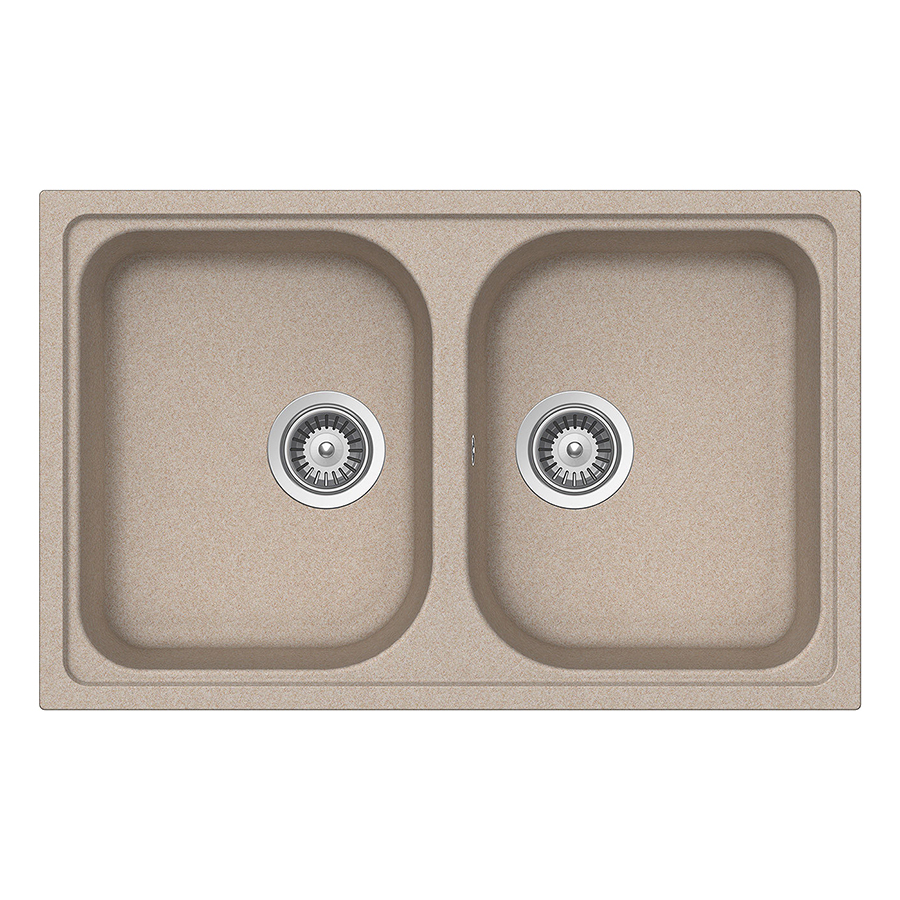 SCHOCK évier avec bacs LITHOS N200S (Avoine - Cristalite®)