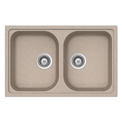 SCHOCK évier avec bacs LITHOS N200S