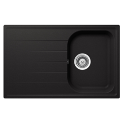 SCHOCK évier avec bac et égouttoir réversible LITHOS D100S