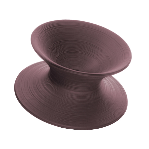 MAGIS fauteuil tournant SPUN (violet foncé - Polyéthylène)