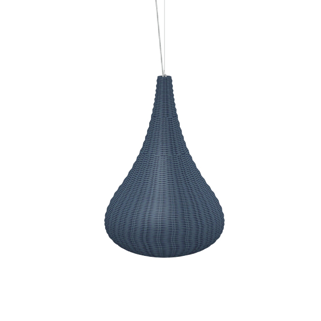 GERVASONI lampe à suspension SPIN 95 (Avio - vimini Laqué)
