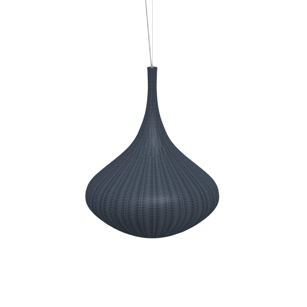 GERVASONI lampe à suspension SPIN 96 (Avio - vimini Laqué)