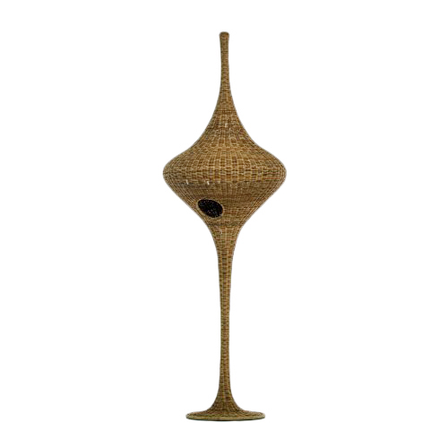 GERVASONI lampadaire SPIN M (Naturel - Rotin)