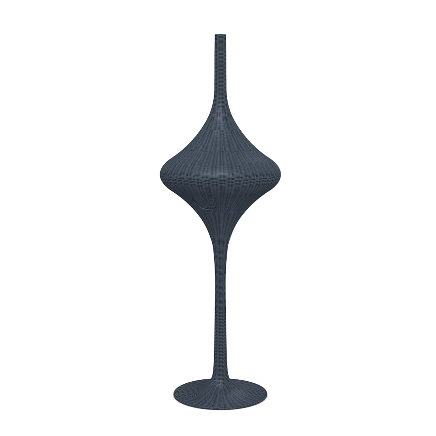 GERVASONI lampadaire SPIN M (Avio - vimini Laqué)