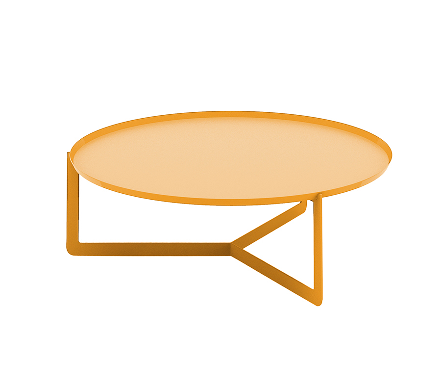 MEME DESIGN table basse pour extérieur ROUND 3 OUTDOOR (Citrouille - Métal)