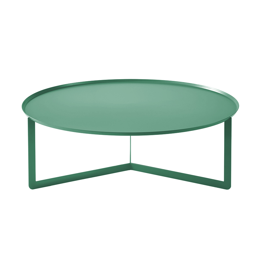 MEME DESIGN table basse pour extérieur ROUND 5 OUTDOOR (Sauge - Métal)