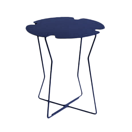 MEME DESIGN table basse pour extérieur COROLLA OUTDOOR (Bleu marine - Métal)
