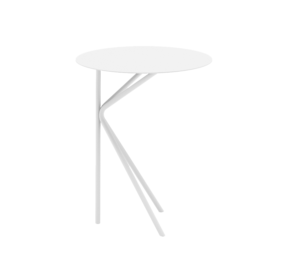 MEME DESIGN table basse pour extérieur TWIN ALTO OUTDOOR (Blanc - Métal)