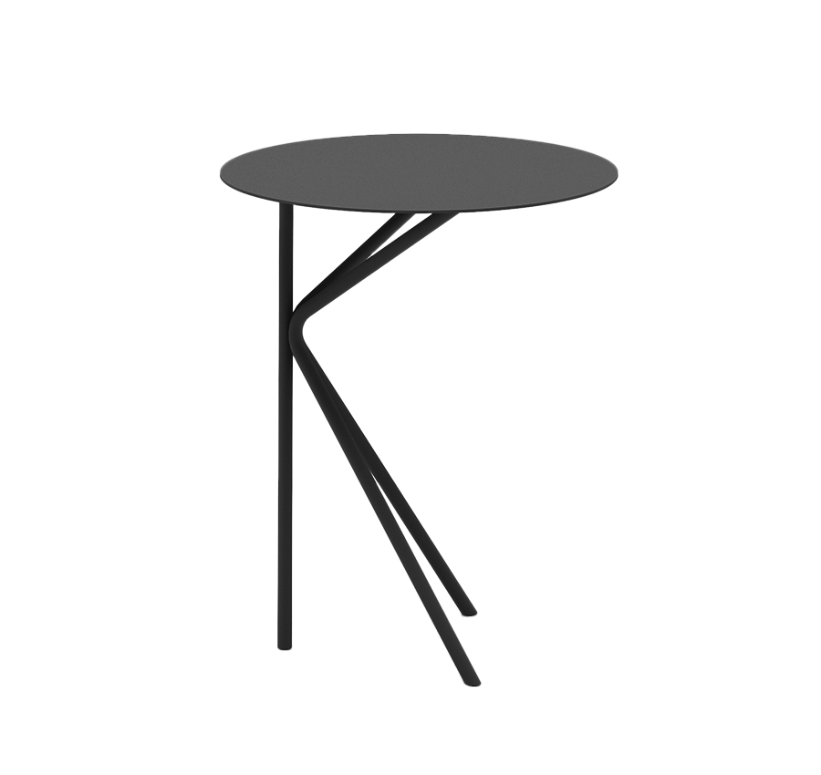 MEME DESIGN table basse pour extérieur TWIN ALTO OUTDOOR (Noir - Métal)