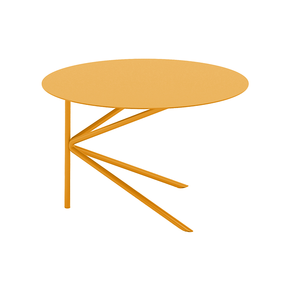 MEME DESIGN table basse pour extérieur TWIN BASSO OUTDOOR (Citrouille - Métal)