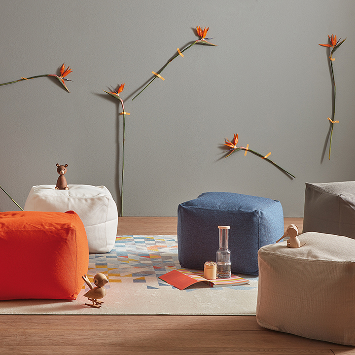 MEME DESIGN pouf pour extérieur ARCHIMEDE