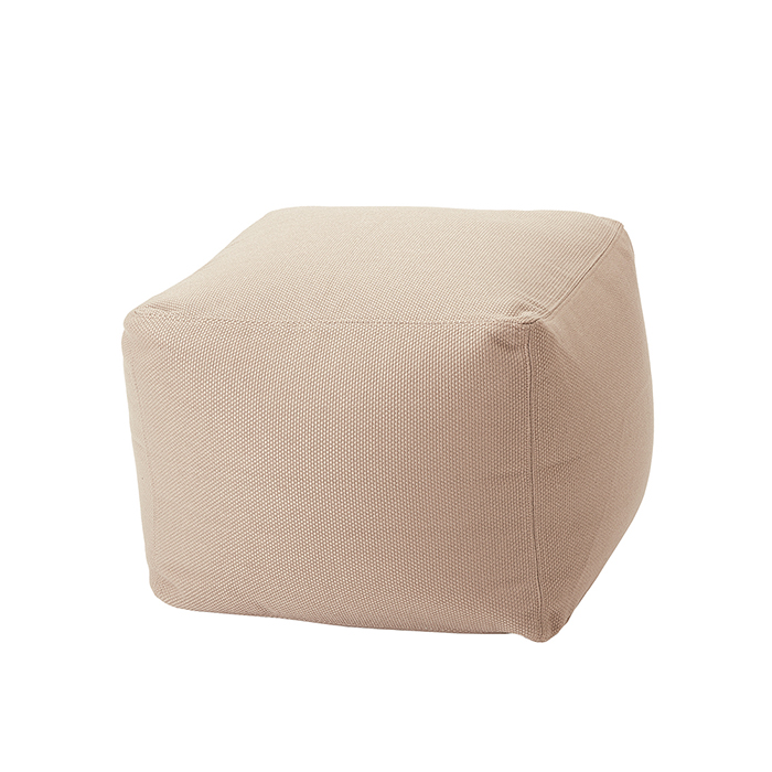 MEME DESIGN pouf pour extérieur ARCHIMEDE (Gris tourterelle - Tissu)