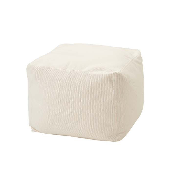 MEME DESIGN pouf pour extérieur ARCHIMEDE (Blanc - Tissu)