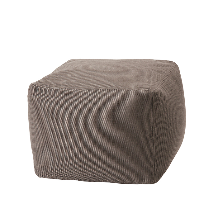MEME DESIGN pouf pour extérieur ARCHIMEDE (Gris anthracite - Tissu)
