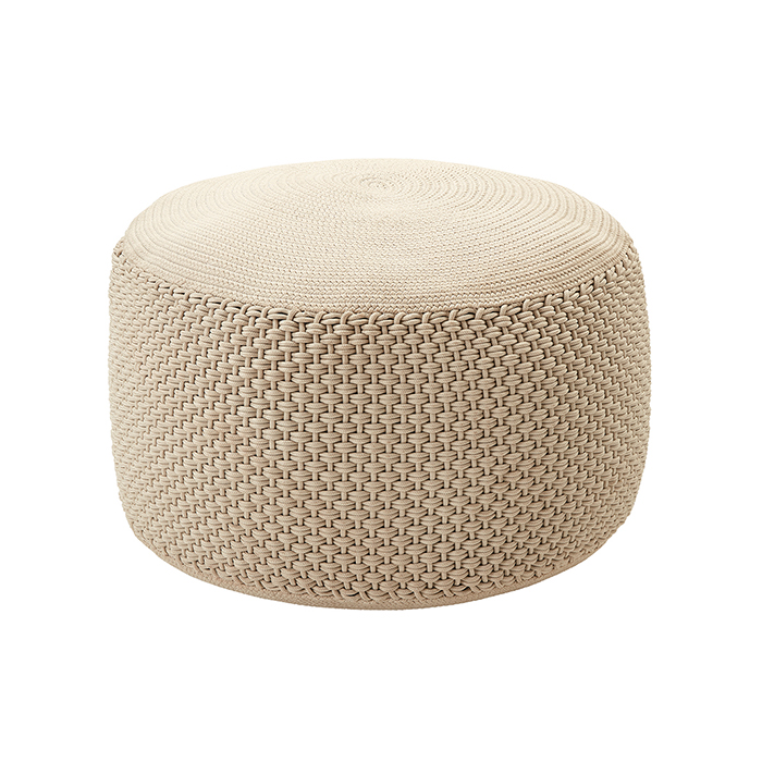 MEME DESIGN pouf pour extérieur BERENICE BIG (Chanvre - Tissu)