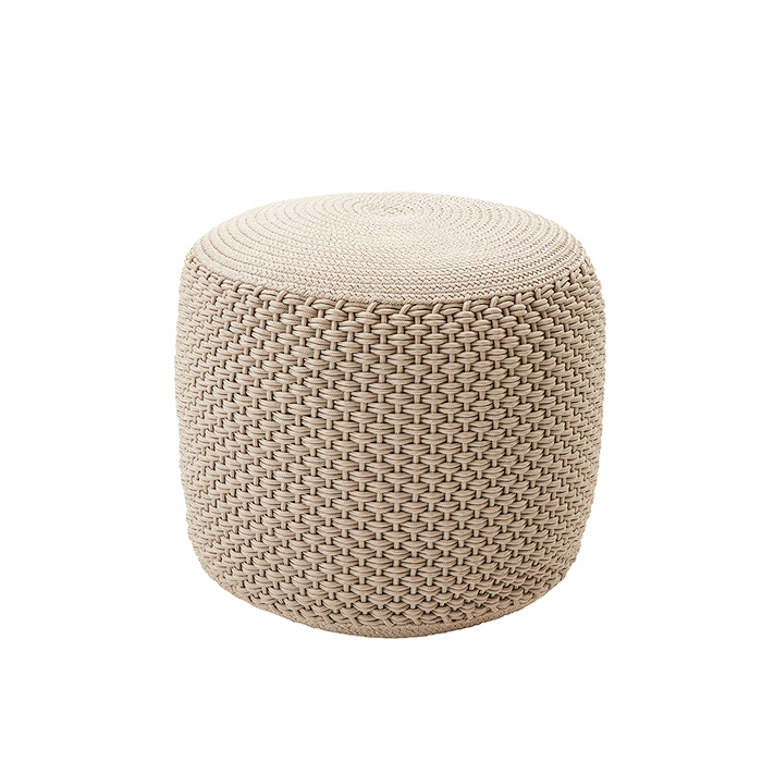 MEME DESIGN pouf pour extérieur BERENICE SMALL (Chanvre - Tissu)