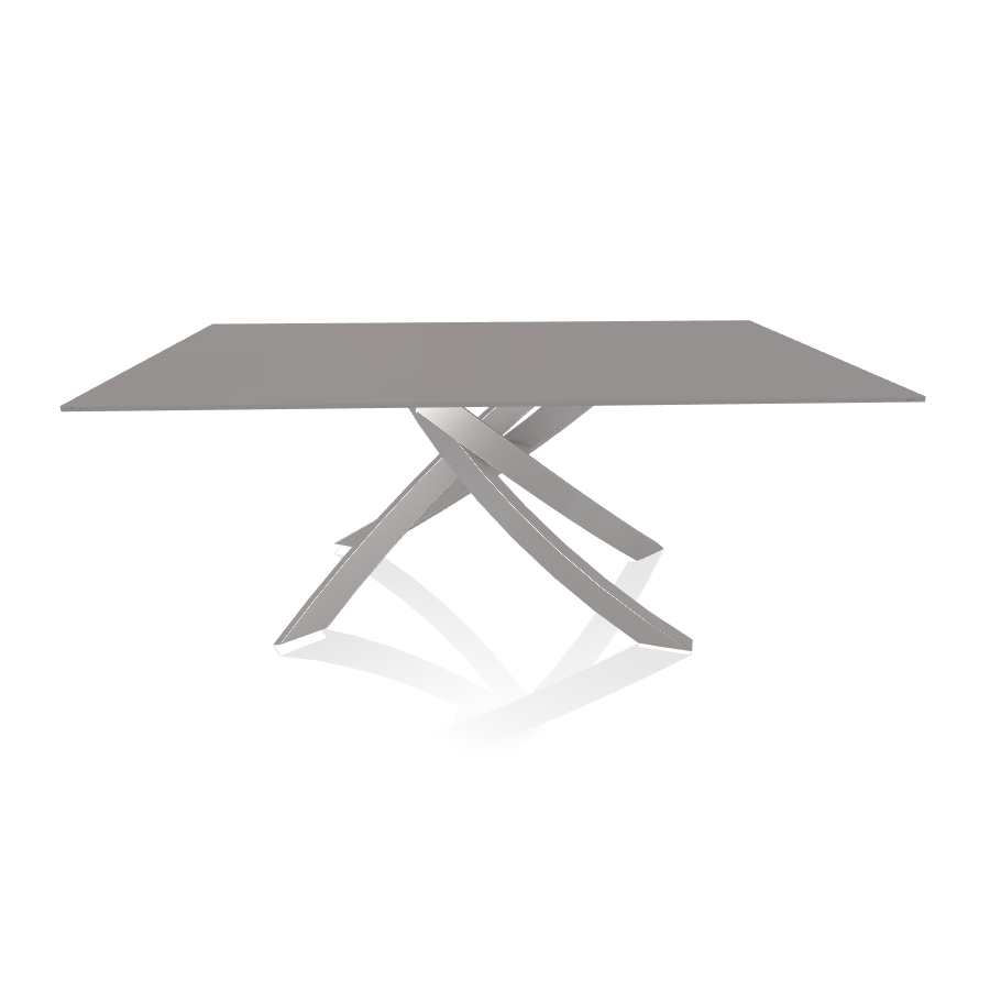 BONTEMPI CASA table avec structure gris clair ARTISTICO 20.00 180x106 cm (Anti-rayures gris clair op