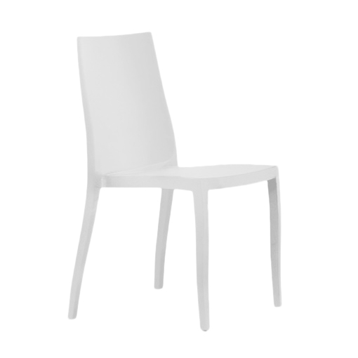 BONALDO set de 4 chaises PANGEA (Blanc - Polypropylène opaque)