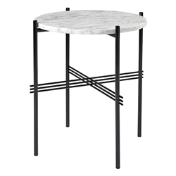GUBI round coffee table with black frame TS Ø 40 x 51 cm