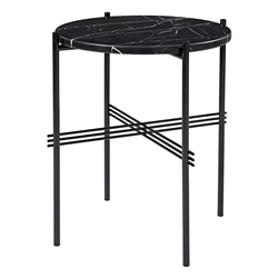 GUBI round coffee table with black frame TS Ø 40 x 51 cm