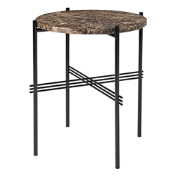 GUBI round coffee table with black frame TS Ø 40 x 51 cm