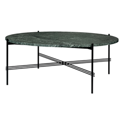 GUBI round coffee table with black frame TS Ø 105 x 40 cm
