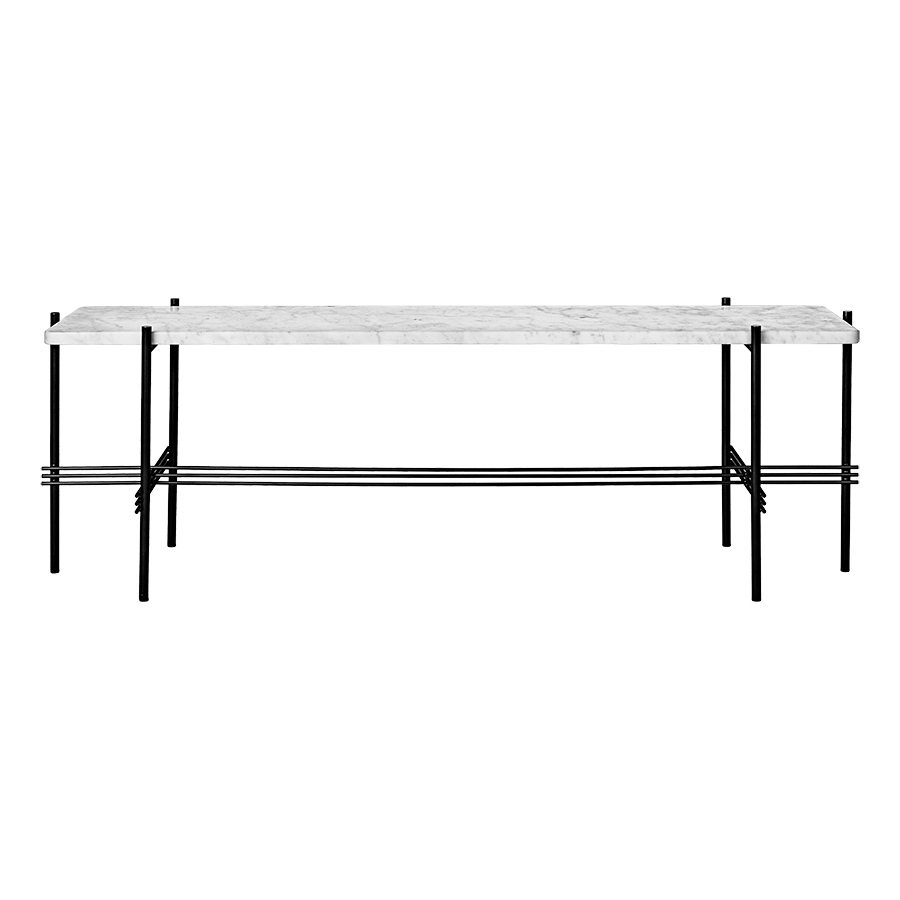 GUBI table basse structure noire TS CONSOLE 120 x 30 x H 40 cm